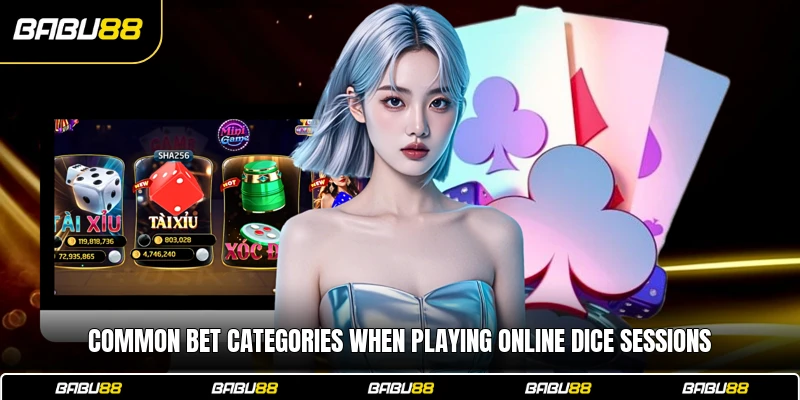 Common Bet Categories When Playing Online Dice Sessions