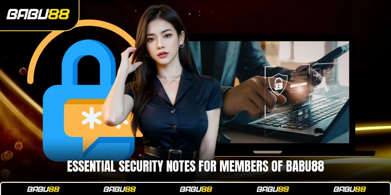 Essential security notes for members of Babu88