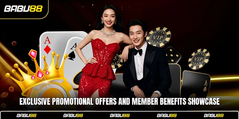 Exclusive promotional offers and member benefits showcase