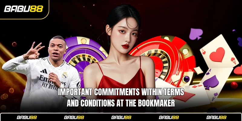 Important commitments within Terms and Conditions at the bookmaker